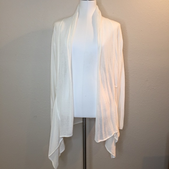 Beatrix OST Lightweight Spring Summer Cotton Linen Asymmetrical Open Cardigan - Picture 1 of 8